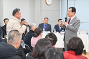 이현재 시장, 감북동 지역 발전 위해 “동남로 연결도로 지상화 노력하겠다”