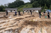 충남연구원, 서천군 수해복구 동참